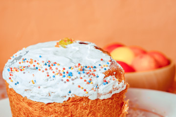 Easter cake on the table