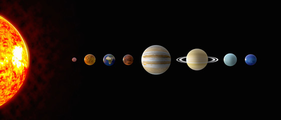 Solar system Planets © microstock77
