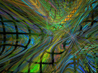 abstract fractal background