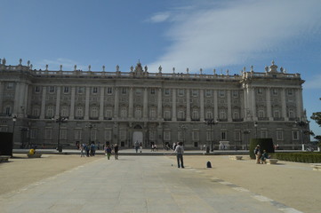 East Facade and Weapons Square of the Royal Palace Dated in the Fourteenth Century Baroque Style In...