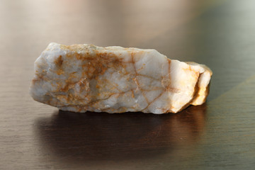 Stone granite. A fragment of stone