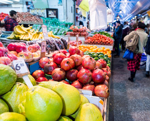 Fruit Stall, Mahane Yehuda Market, Jerusalem, Israel, Middle East