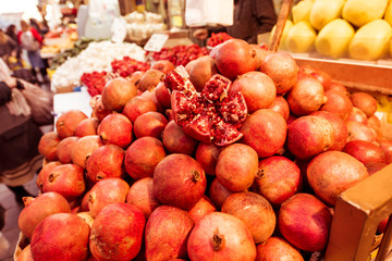 Fruit Stall, Mahane Yehuda Market, Jerusalem, Israel, Middle East