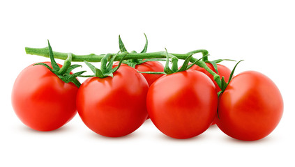 tomato cherry isolated on white background, clipping path, full depth of field