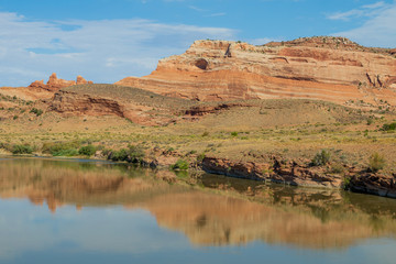 Fototapeta na wymiar Colorado River in Scenic Desert near Moab Utah