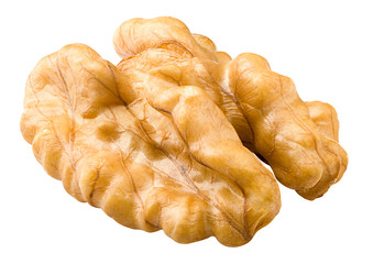 walnut, nut, isolated on white background, clipping path, full depth of field