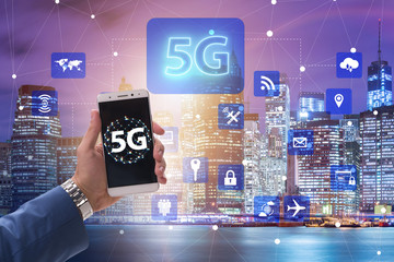 5g concept of internet connection technology
