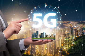 5g concept of internet connection technology
