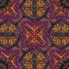 3d effekt - abstrakt fraktal symmetrisch grafik