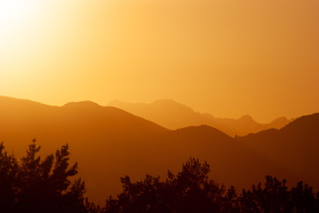 Glow on Golden Mountain