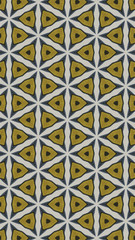 Ornate geometric pattern and abstract colored background