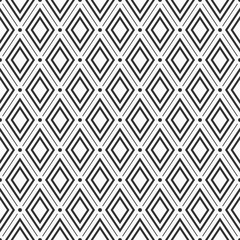 Abstract geometric seamless pattern. Regularly repeated rhombuses with dots.