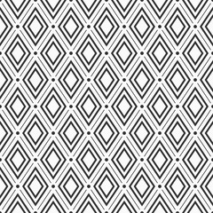 Abstract geometric seamless pattern. Regularly repeated rhombuses with dots.