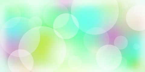 Bubble wallpaper green