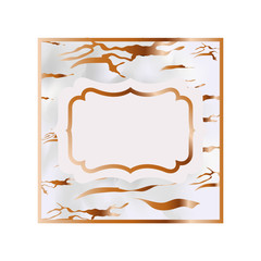 victorian golden with frame icon