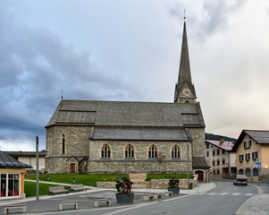 Pfarramt church in Grossglocknerstrassem Kaprun, Austria