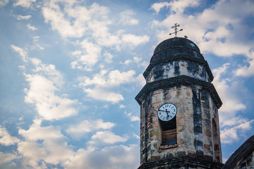 Church clock tower