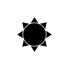 sun  icon. Signs and symbols can be used for web, logo, mobile app, UI, UX