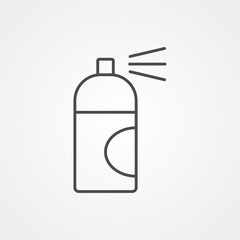 Spray paint vector icon sign symbol