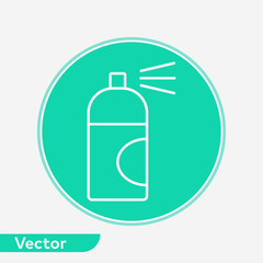 Spray paint vector icon sign symbol