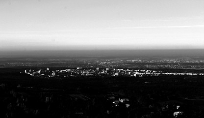 abstract background with lots of light spots