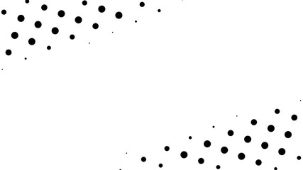 Halftone gradient pattern. Abstract halftone dots background. Monochrome dots pattern. Pop Art, Comic small dots. Gradient frame. Banner with space. Design for presentation, report, flyer, card