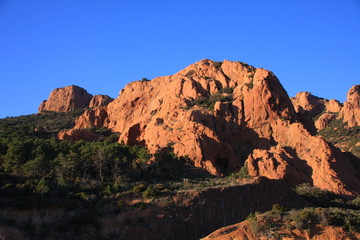 Fototapeta premium paysage de l'Esterel
