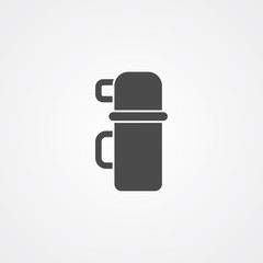 Thermos vector icon sign symbol