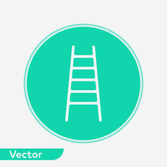 Ladder vector icon sign symbol