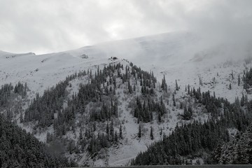 winter view karadeniz artvin /savsat/turkey