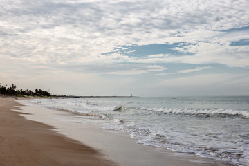 view of a beautiful beach paradise