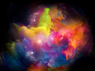 Wandaufkleber Cosmic Paint. © agsandrew