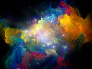 Deurstickers Cosmic Colors. © agsandrew