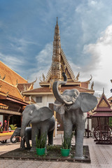 Elephant Statues at Royal Palace