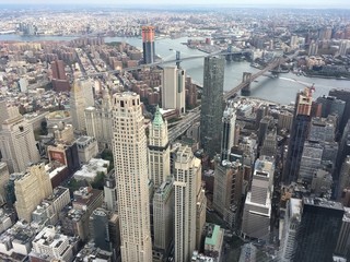 Obraz premium aerial view of new york city