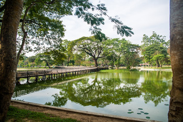 Fototapeta premium Parque em Yangon, Myanmar.