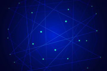 Starry sky map, random schematic bright stars