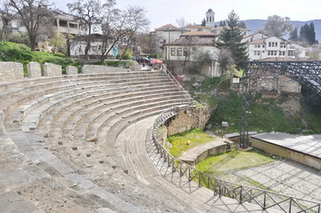 Amphitheater in Ohrid, Macedonia