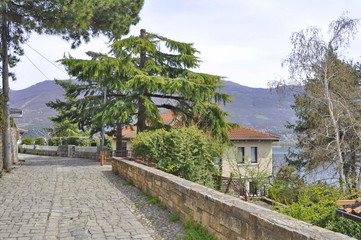 Fototapeta na wymiar Ohrid landscape, Macedonia