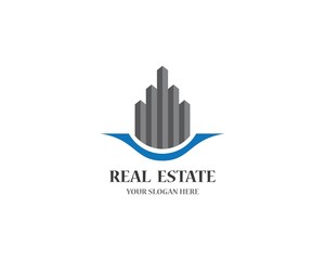 Obraz premium Real estate logo icon illustration