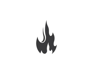 Fire flame logo template