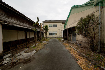 炭鉱施設の風景