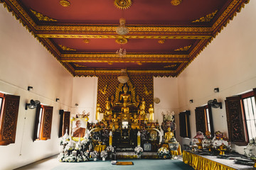 Fototapeta na wymiar Wat Mengrai Maharaj, Chaing Rai, Thailand