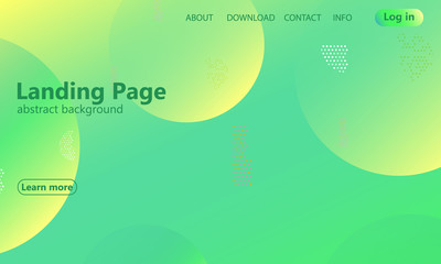 Obraz premium Website landing page. Geometric background.