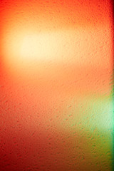 Blurred lantern light on a background of red and green