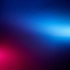 Blurred unusual shine of blue color with shades and a light spot of pink color