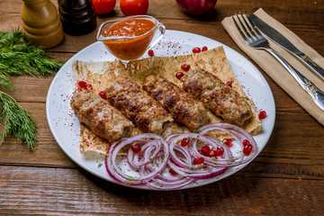Lamb Lula kebab