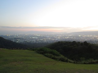 若草山の日の入