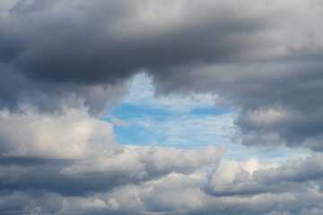青い空と白い雲