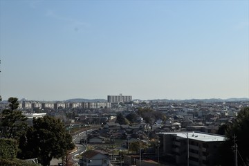 知多市周辺の街並み